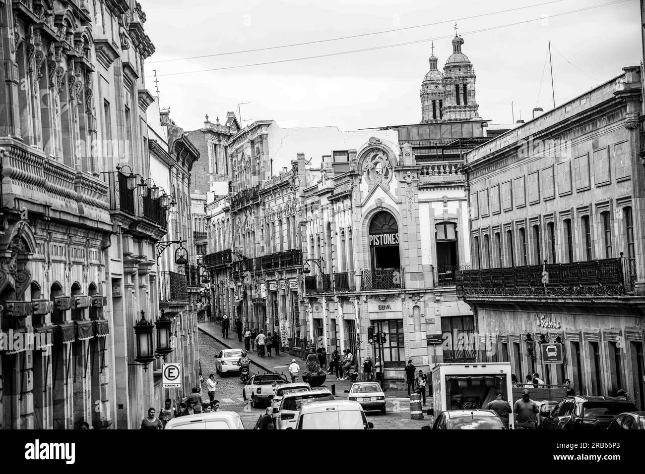 Zacatecas Mexico. Colonial zone of the capital city of the state of