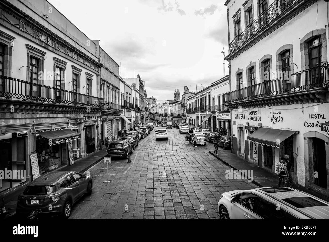 Zacatecas Mexico. Colonial zone of the capital city of the state of