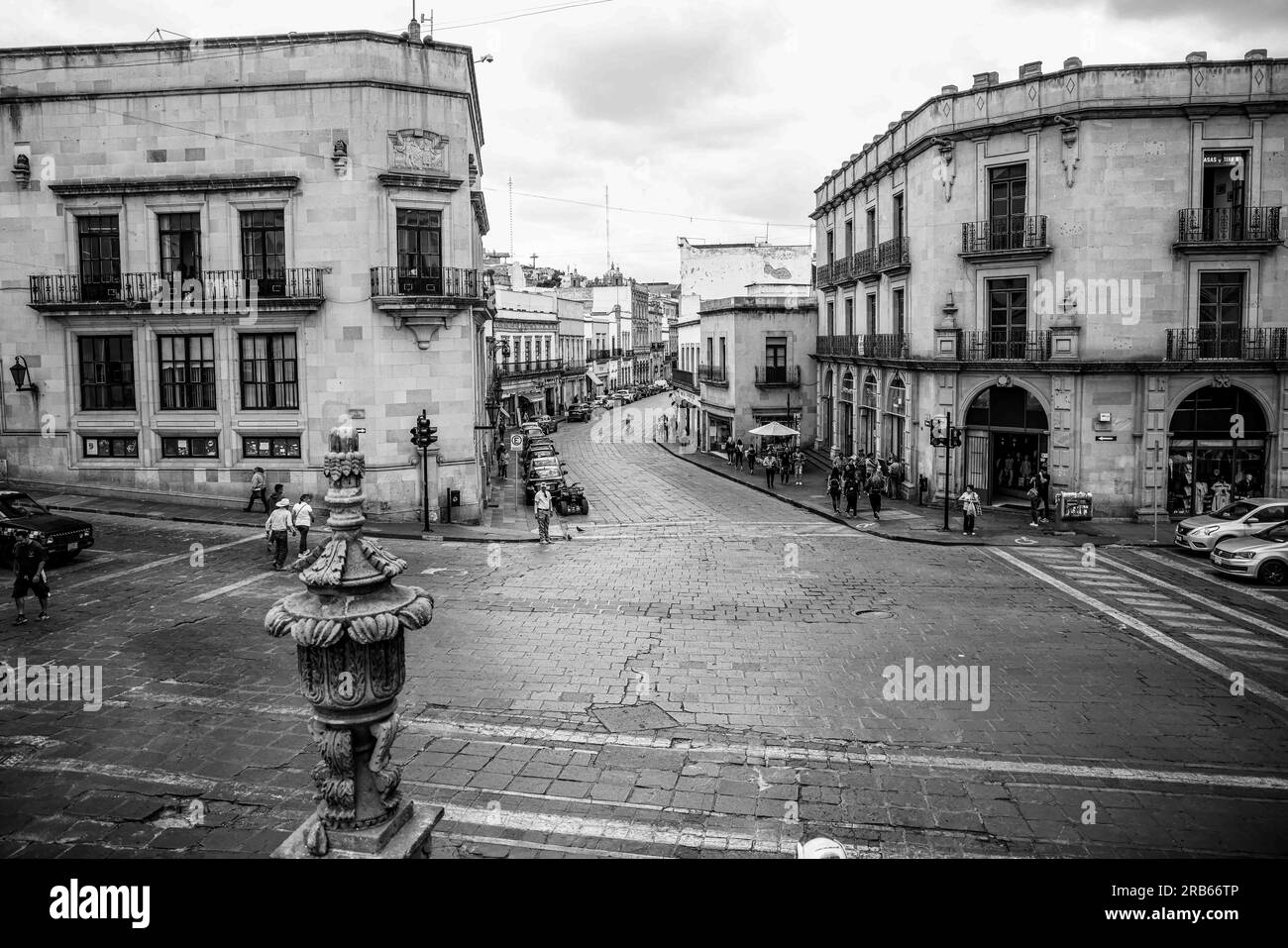 Zacatecas Mexico. Colonial zone of the capital city of the state of