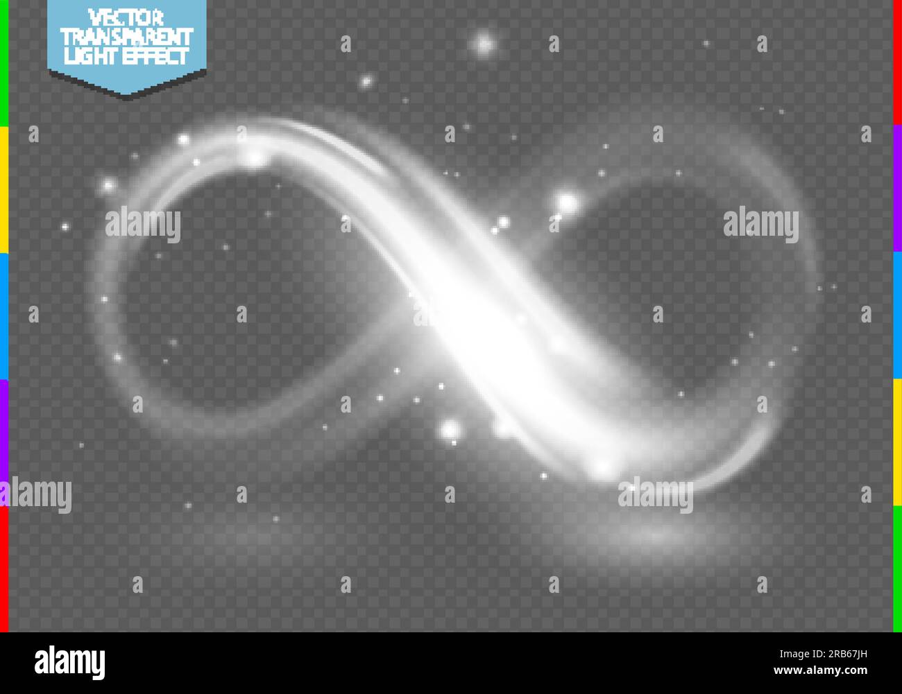 Infinity Sign Trace Smooth trace Stock Vector Images - Alamy