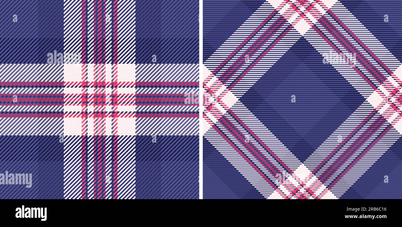 Textile vector tartan of plaid check seamless with a texture fabric ...