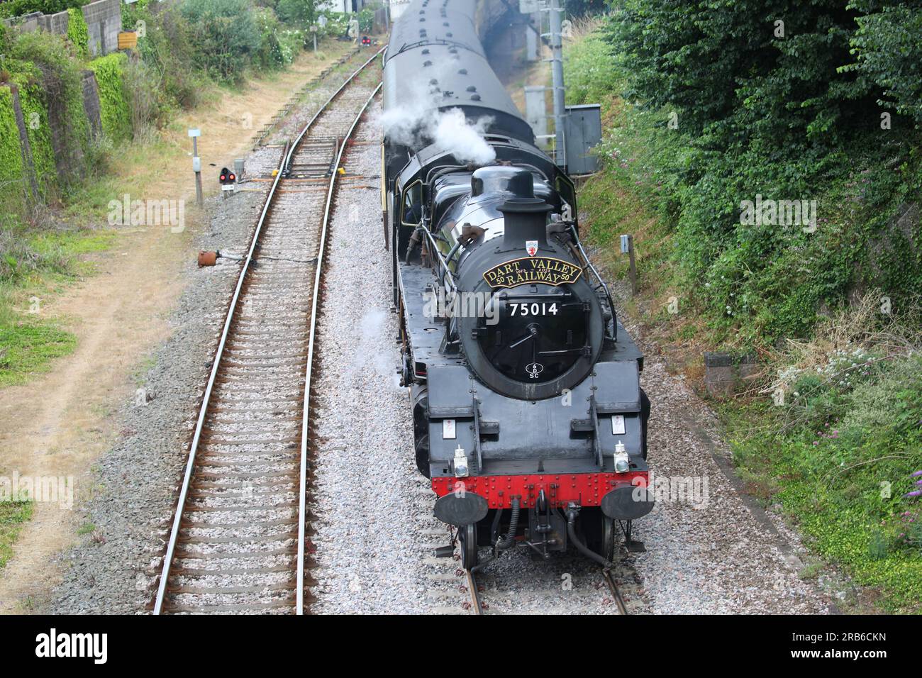 Dart Valley Steam Railway, Paignton, Devon Stock Photo Alamy