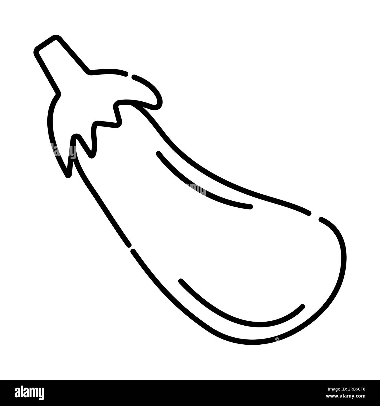 Eggplant garden Black and White Stock Photos & Images Alamy