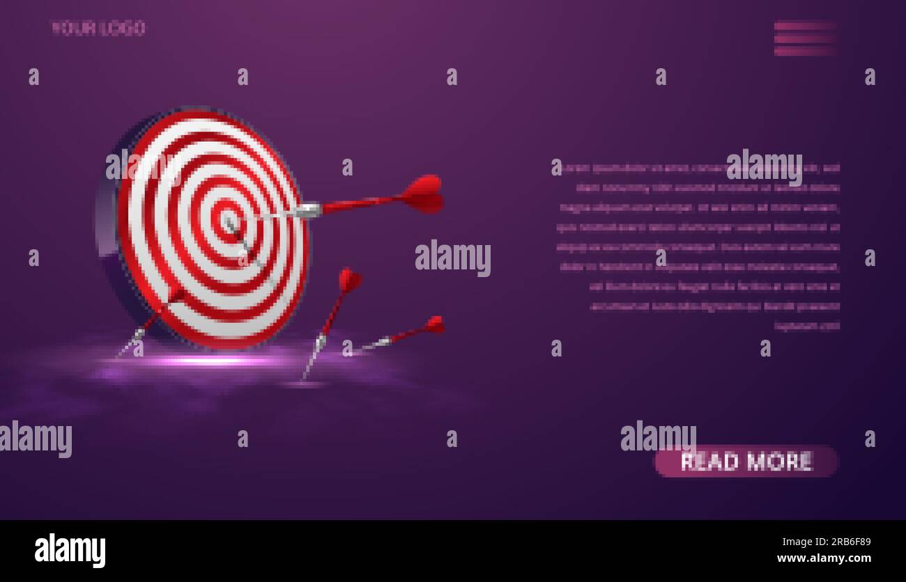 Business target marketing concept, vector illustration Stock Vector Image & Art Alamy