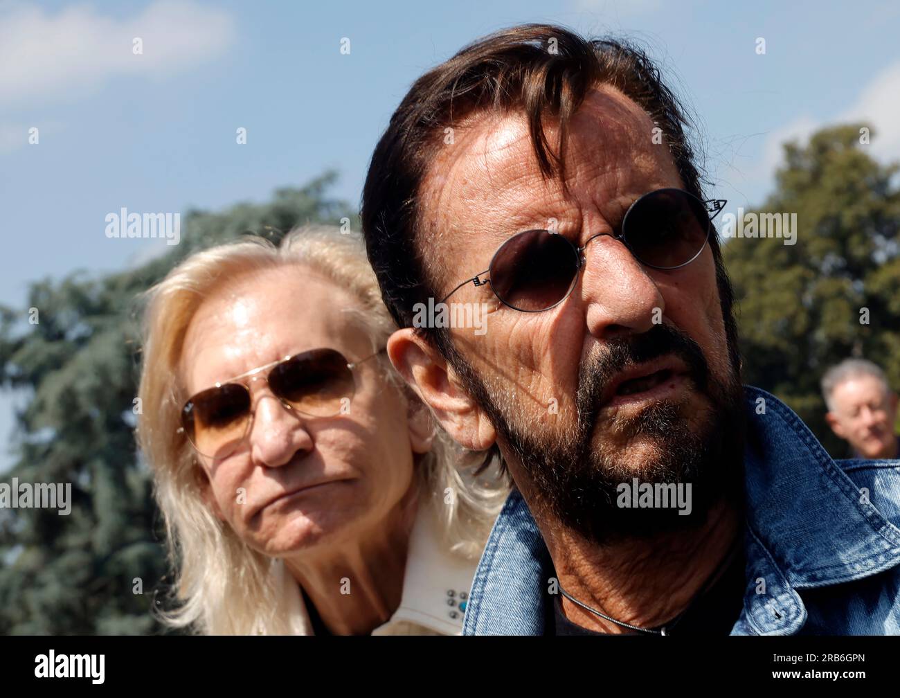 7 July 2023 Beverly Hills, California Joe Walsh, Ringo Starr. Ringo's