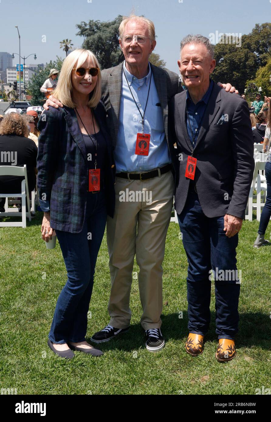 Beverly Hills, Ca. 7th July, 2023. Rachelle Carson, Ed Begley Jr., Lyle ...