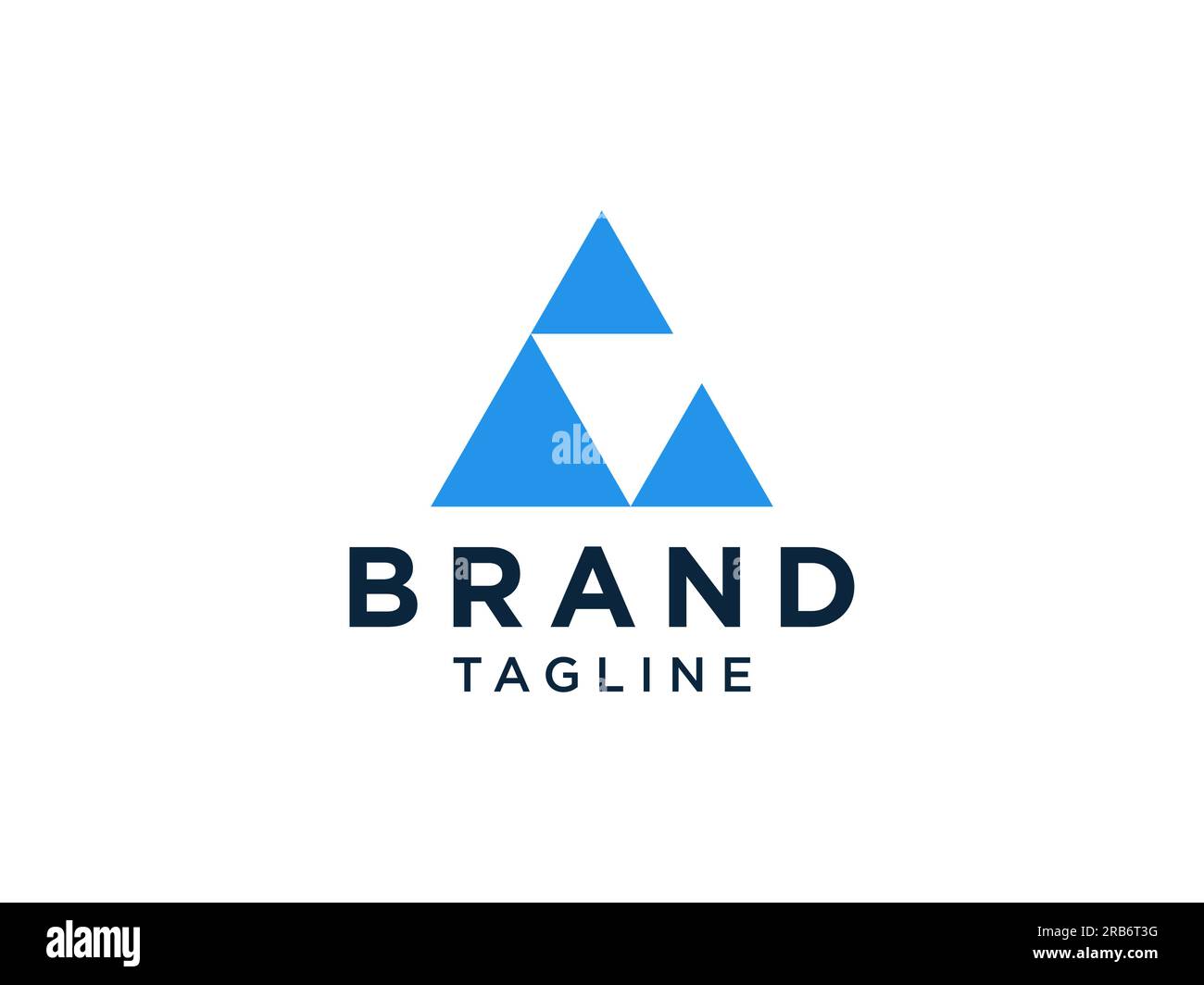 Abstract Initial Letter C Logo. Blue Rounded Line Infinity Style ...