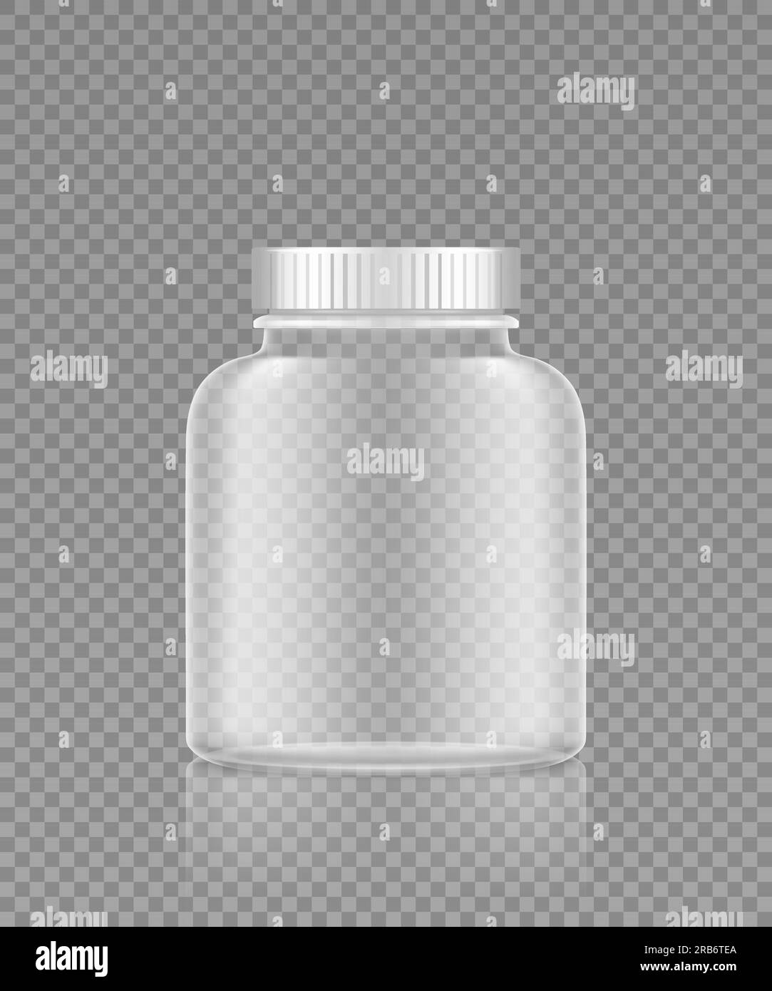 Premium Vector  Supplement bottle. white plastic protein container