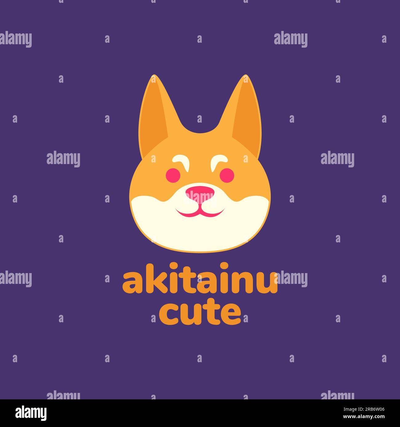 Inu logo design hi-res stock photography and images - Alamy