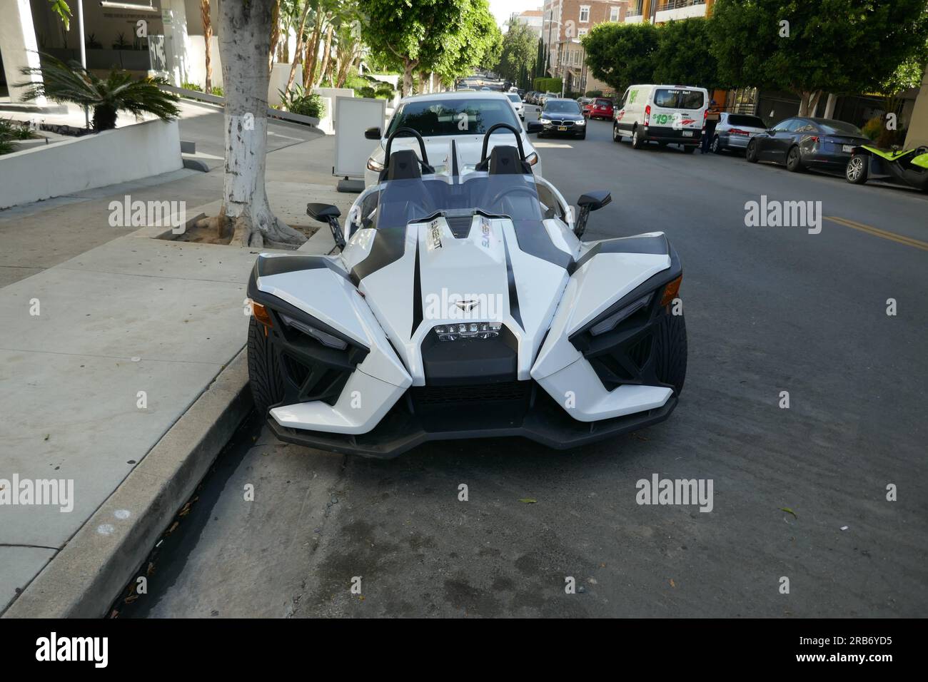 Los Angeles, California, USA 7th July 2023 Slingshot Car on Street on