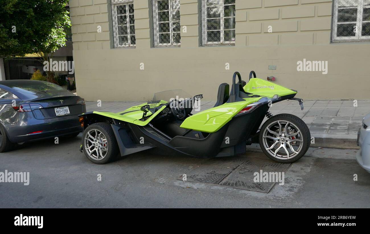 Los Angeles, California, USA 7th July 2023 Slingshot Car on Street on