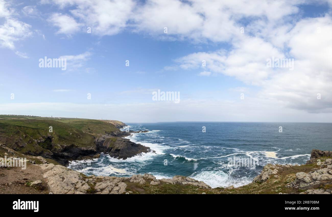 Top down view rugged cliffs hi-res stock photography and images - Alamy