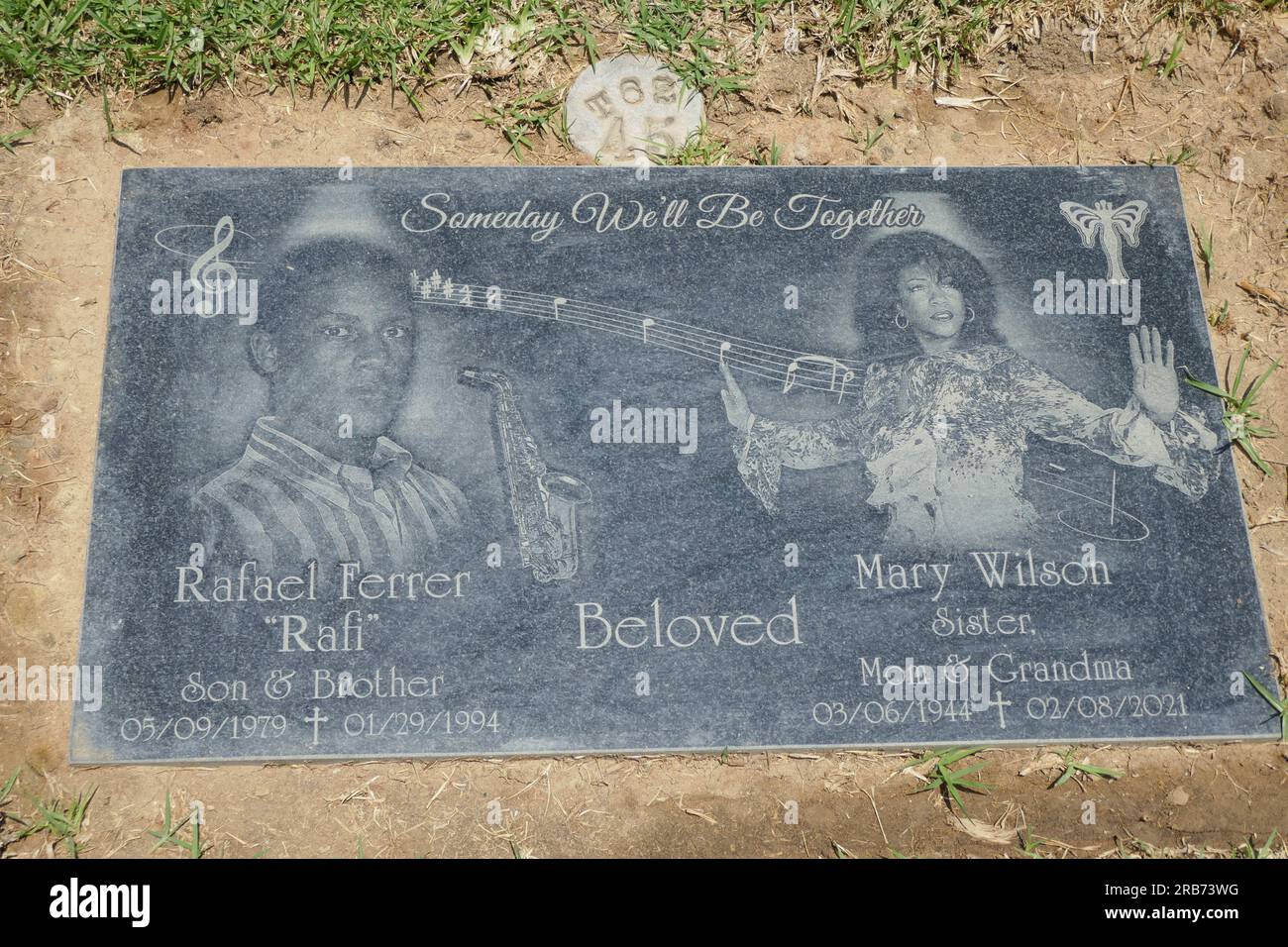 Culver City, California, USA 6th July 2023 Singer Mary Wilson Grave at ...