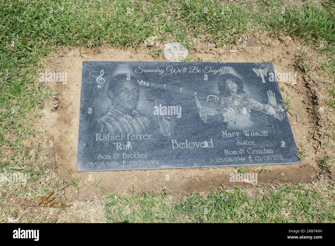 Culver City, California, USA 6th July 2023 Singer Mary Wilson Grave at ...