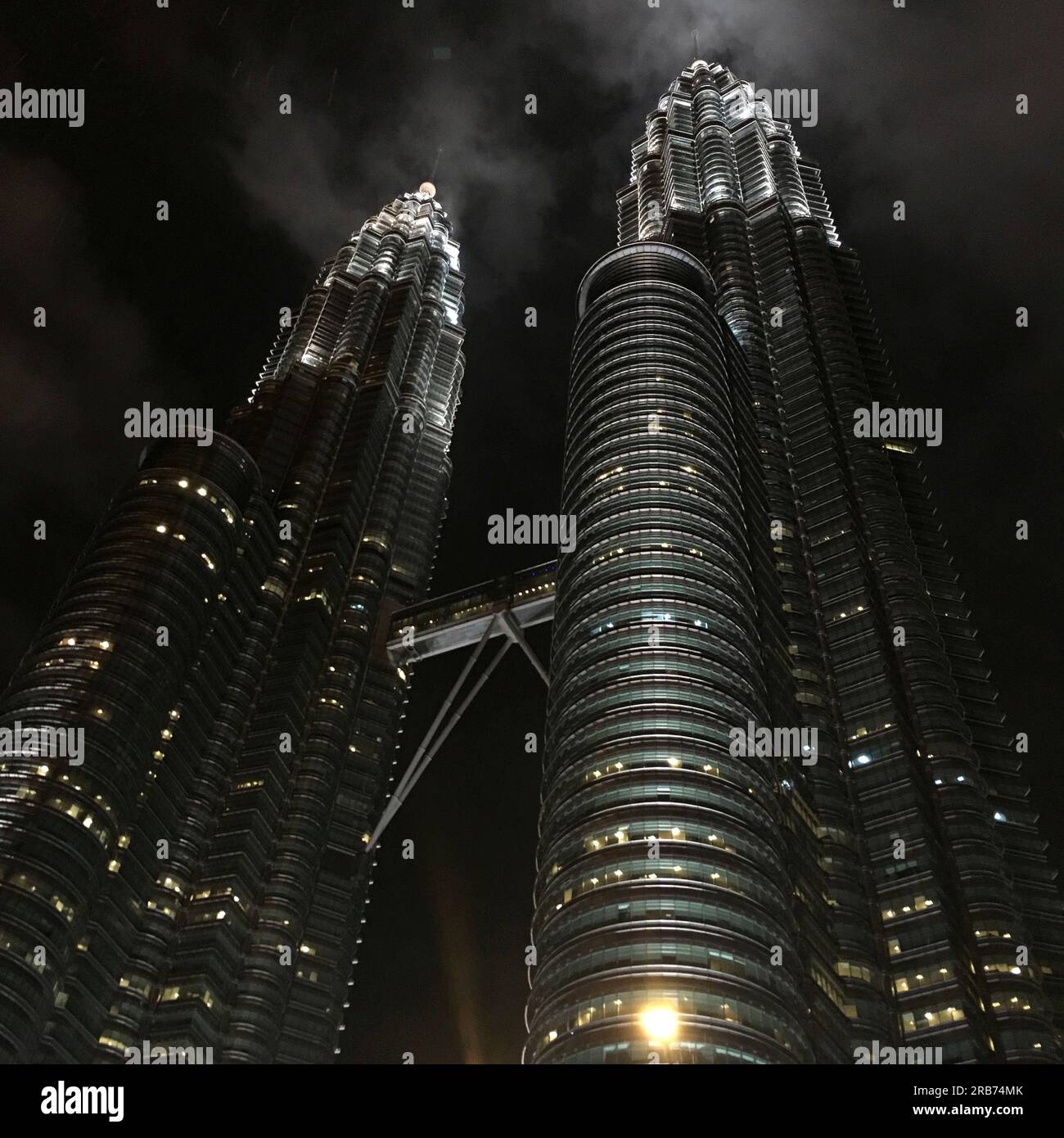 Petronas twin tower Kuala Lumpur, Malaysia / Torres gemelas Petronas Kuala Lumpur, Malasia / 马来西亚国家石油公司双子塔 吉隆坡 Stock Photo