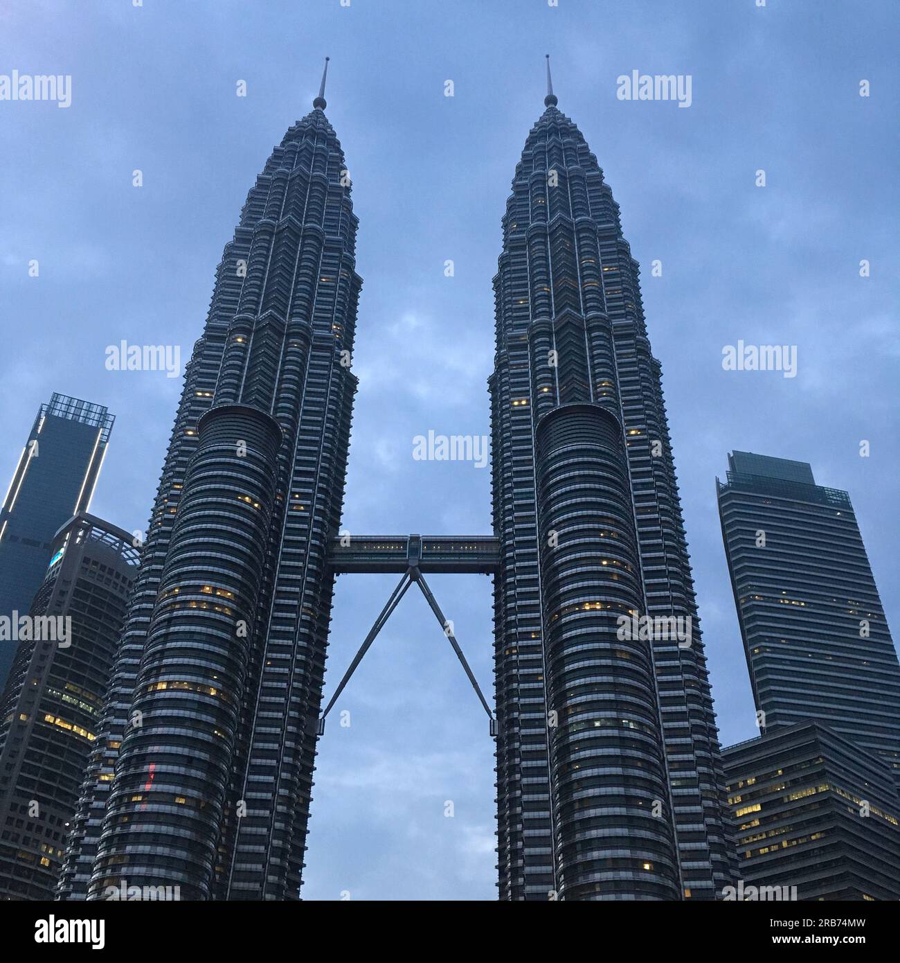 Petronas twin tower Kuala Lumpur, Malaysia / Torres gemelas Petronas Kuala Lumpur, Malasia / 马来西亚国家石油公司双子塔 吉隆坡 Stock Photo