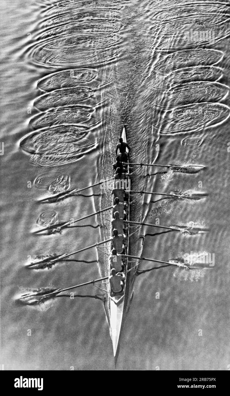 Seattle, Washington: 1962. The University of Washington crewman work ...