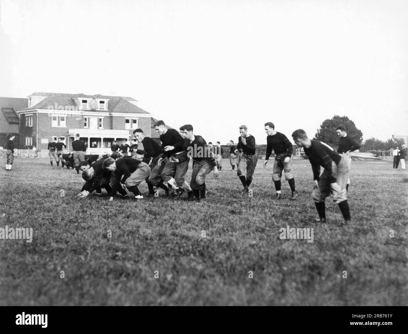 Princeton tigers football team Black and White Stock Photos & Images