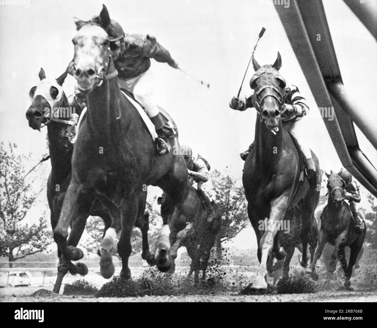Aqueduct race track Black and White Stock Photos & Images Alamy
