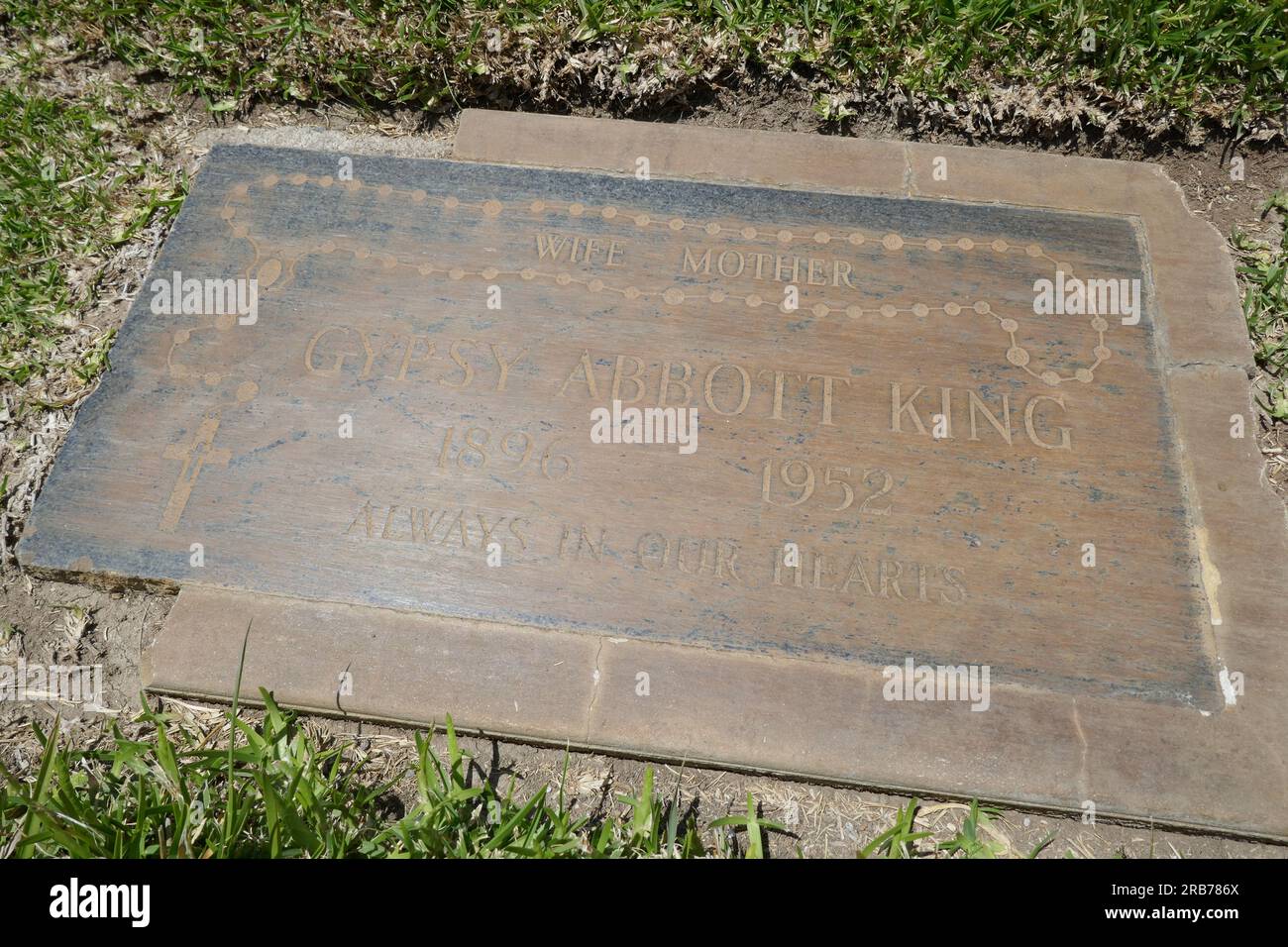 Culver City, California, USA 6th July 2023 Actress Gypsy Abbott Grave