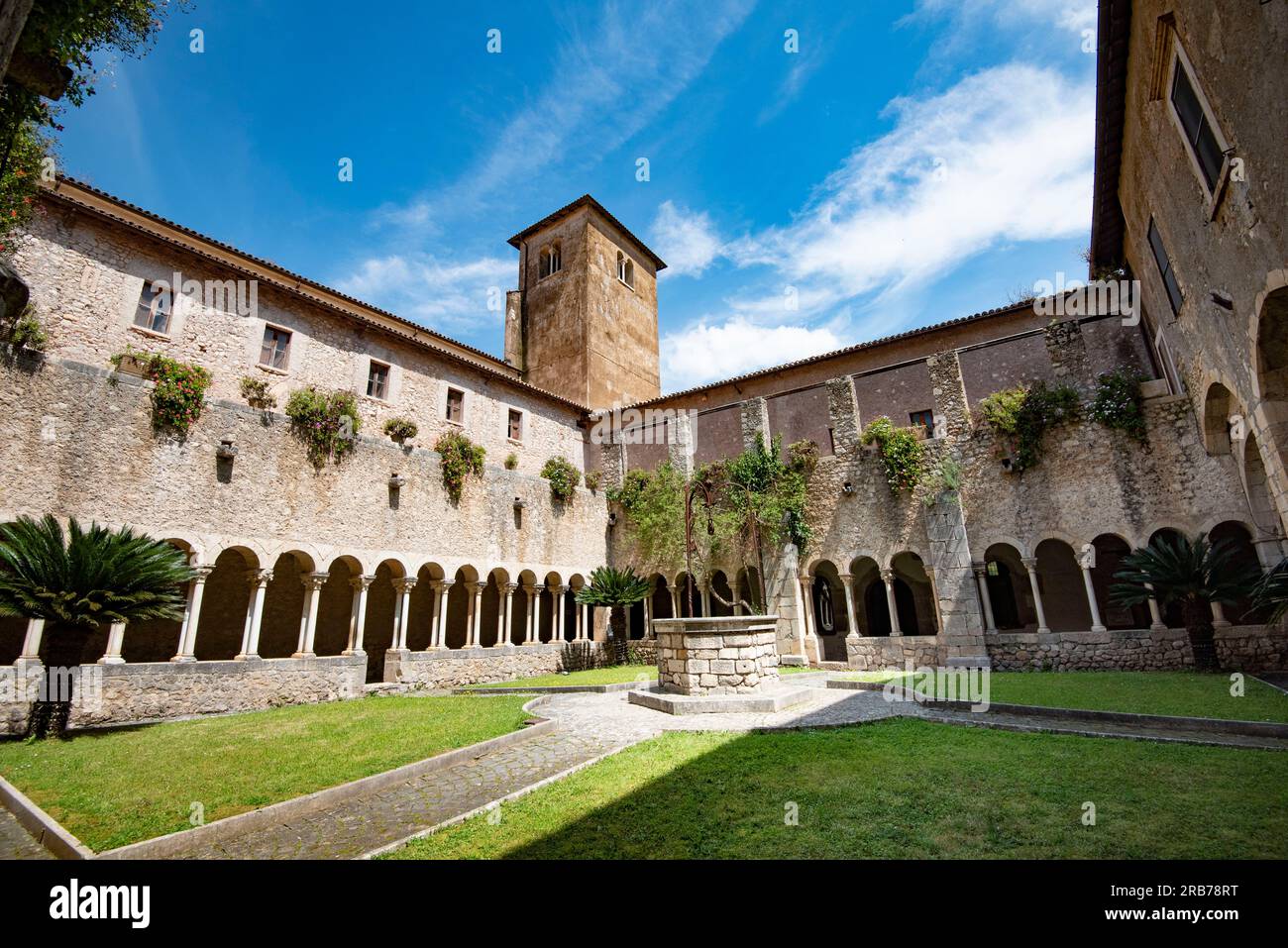 Abbey of Valvisciolo Italy Stock Photo Alamy