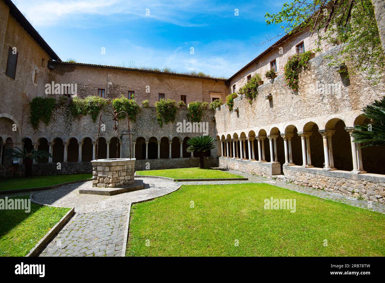 Abbey of Valvisciolo Italy Stock Photo Alamy