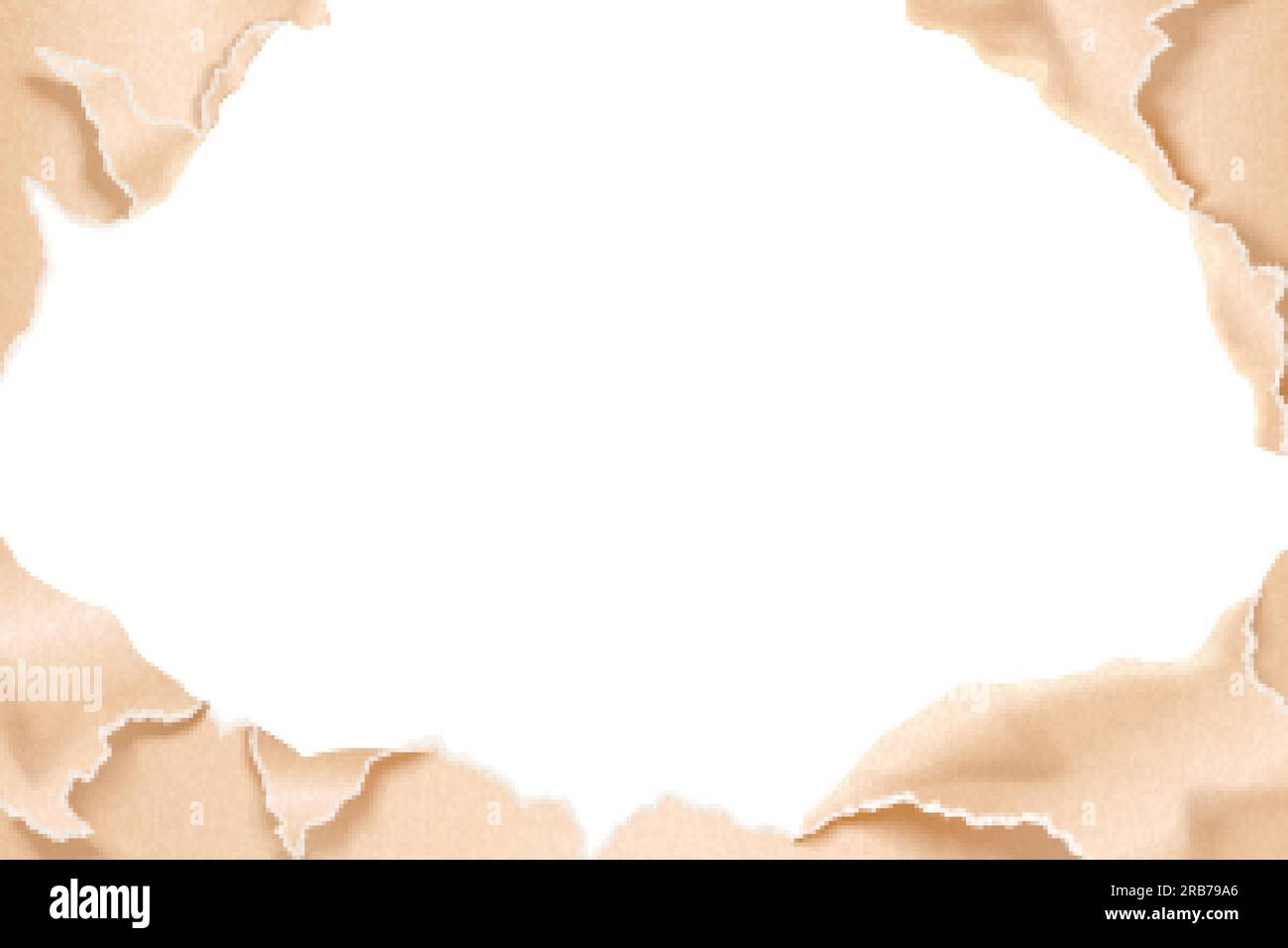 White kraft paper background Stock Vector Images - Alamy