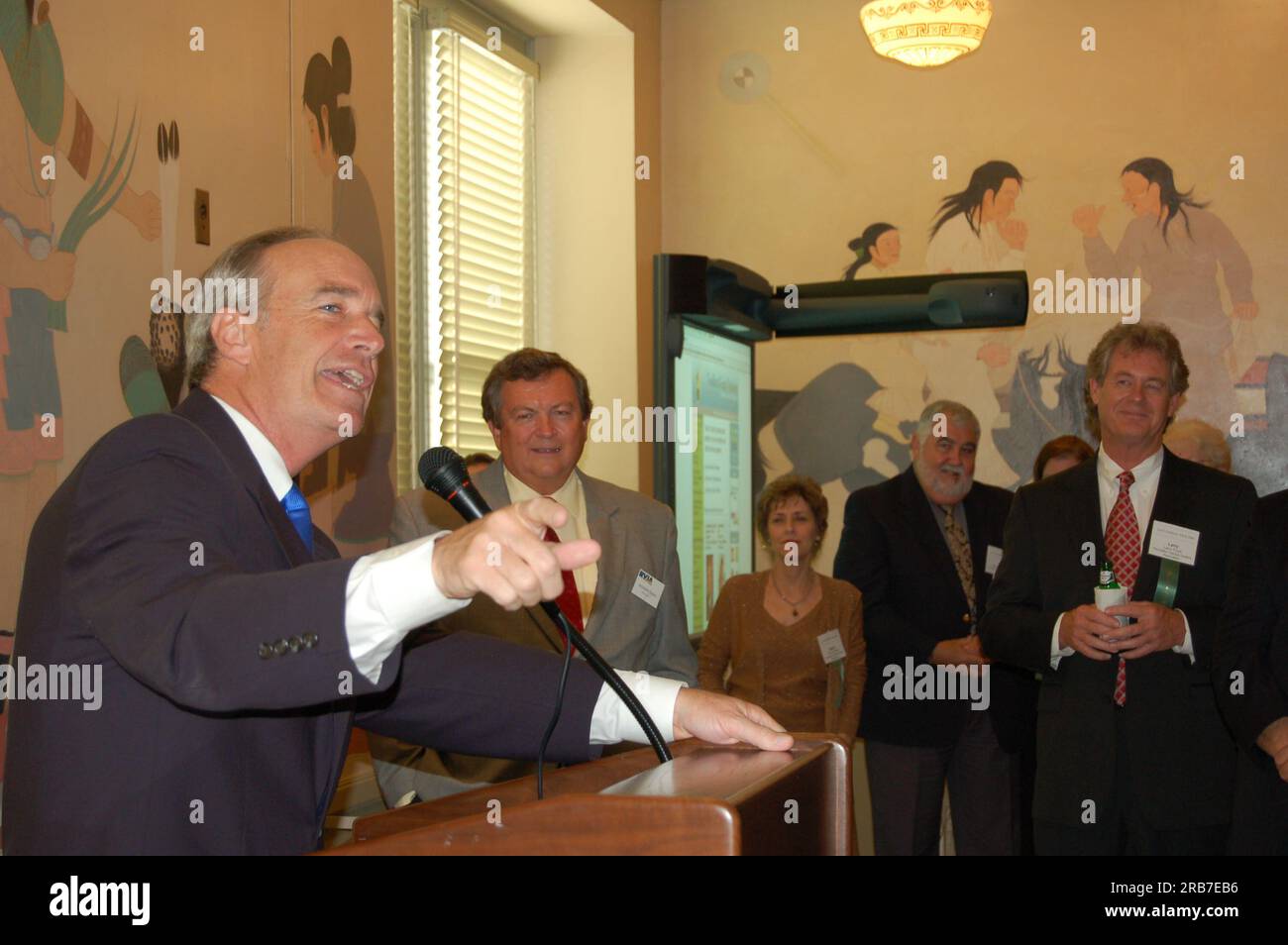 Secretary Dirk Kempthorne speaking at reception for Recreation Vehicle