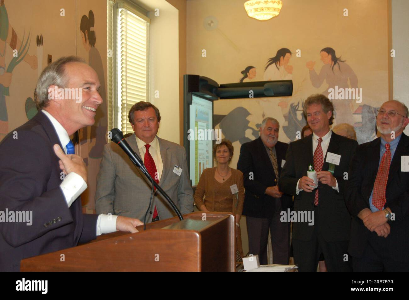 Secretary Dirk Kempthorne speaking at reception for Recreation Vehicle