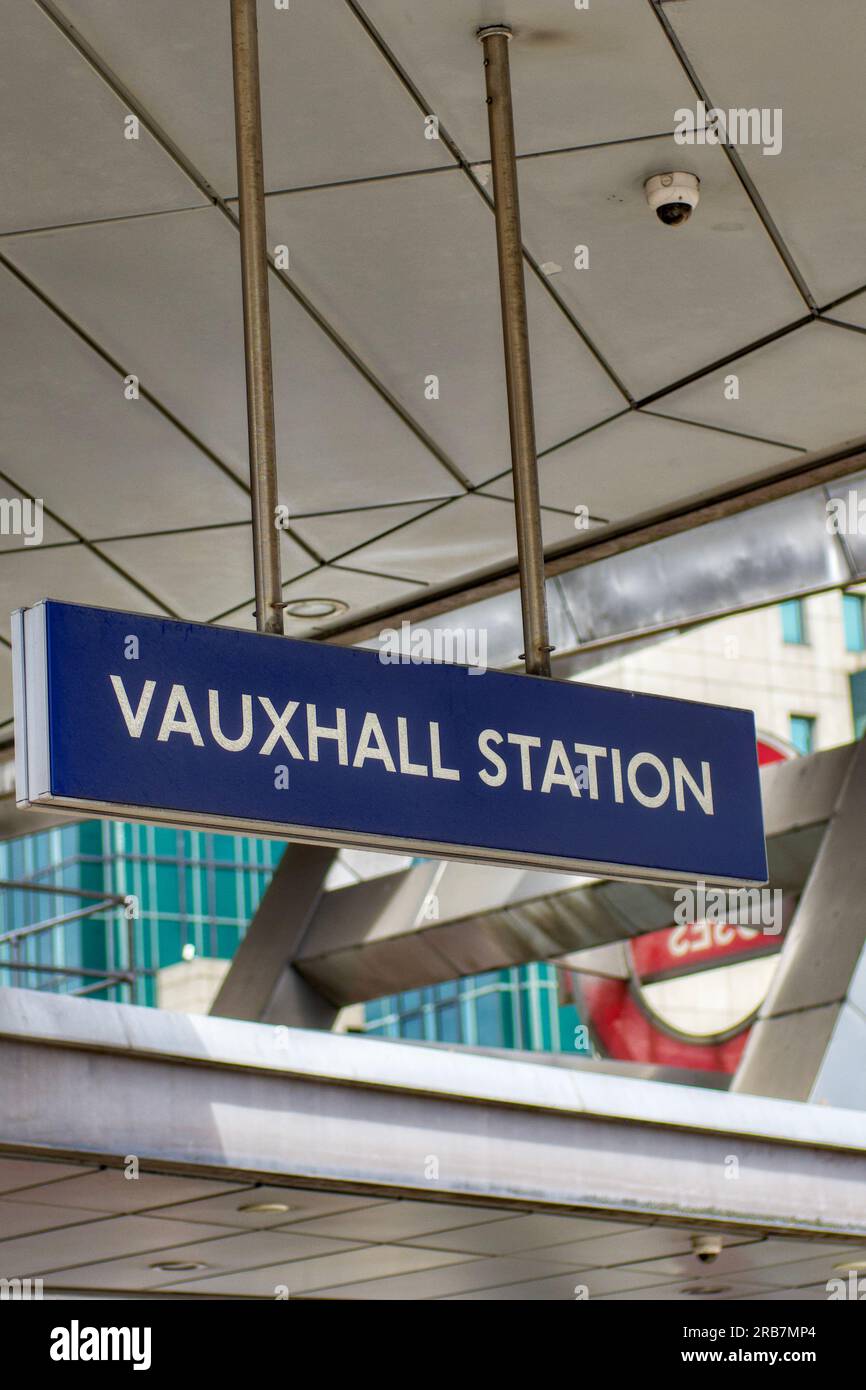 Vauxhall Cross Transport Hub, Vauxhall, Borough of Lambeth, London, England, UK Stock Photo