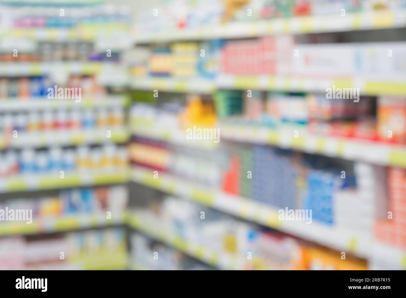 pharmacy drugstore shop interior with medicines vitamins supplement and
