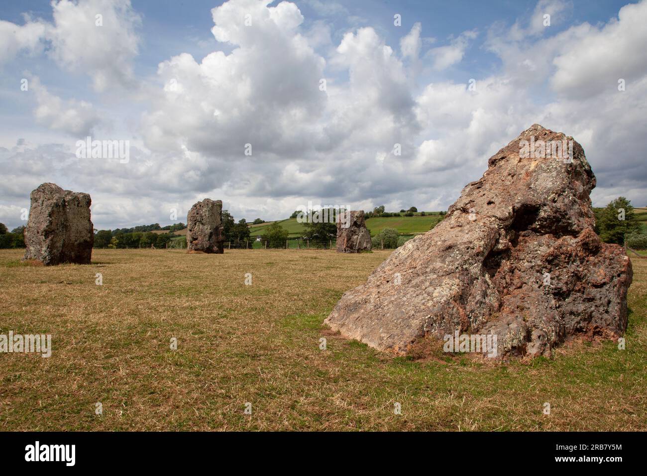 Stanton Drew Stone Circles, Somerset Stock Photo Alamy