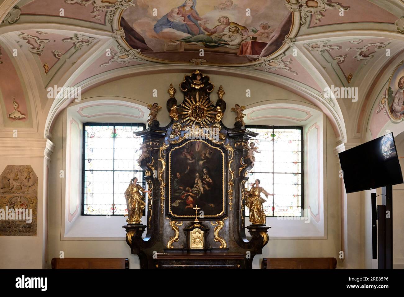 Hartberg, Styria, Austria. June 29, 2023. City Parish church of St. Martin in Hartberg Stock Photo