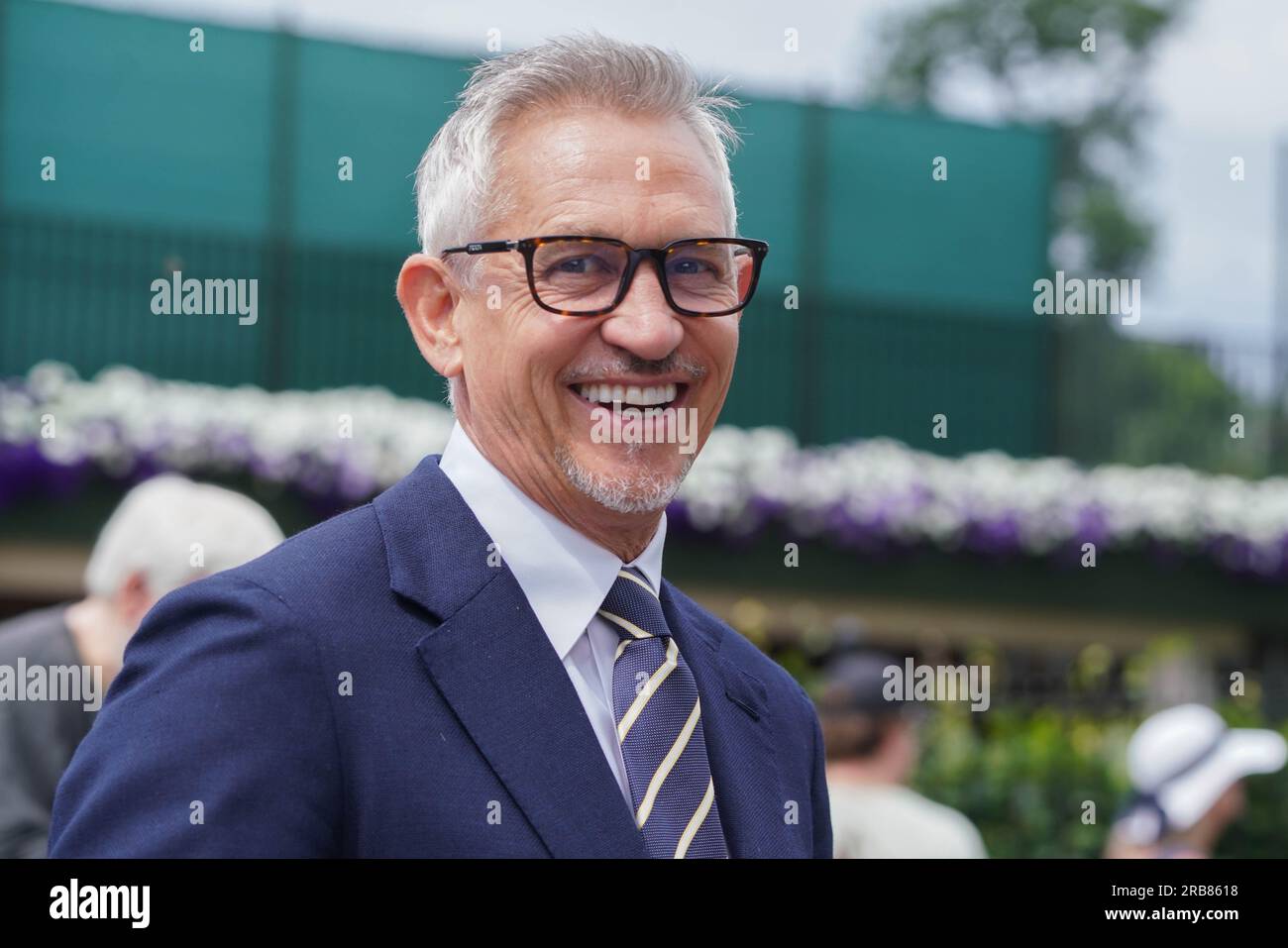 London UK. 8 July 2023 .Gary Lineker, BBC Sports television presenter