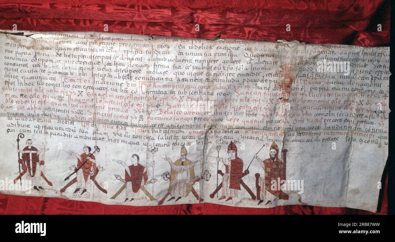 RAMIRO I. REY DE ARAGON . 1010-1063. ACTA DEL CONCILIO DE JACA , SIGLO ...