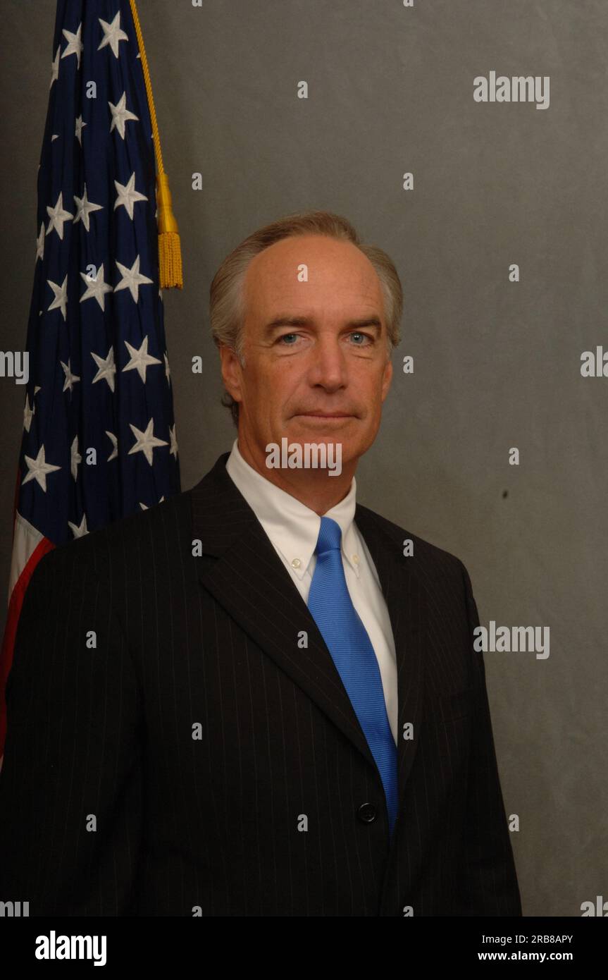 Official portrait of Secretary Dirk Kempthorne Stock Photo Alamy