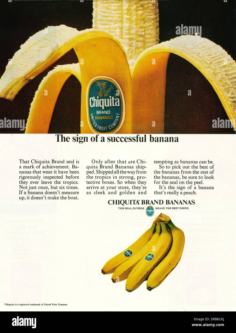Chiquita bananas ads hi-res stock photography and images - Alamy