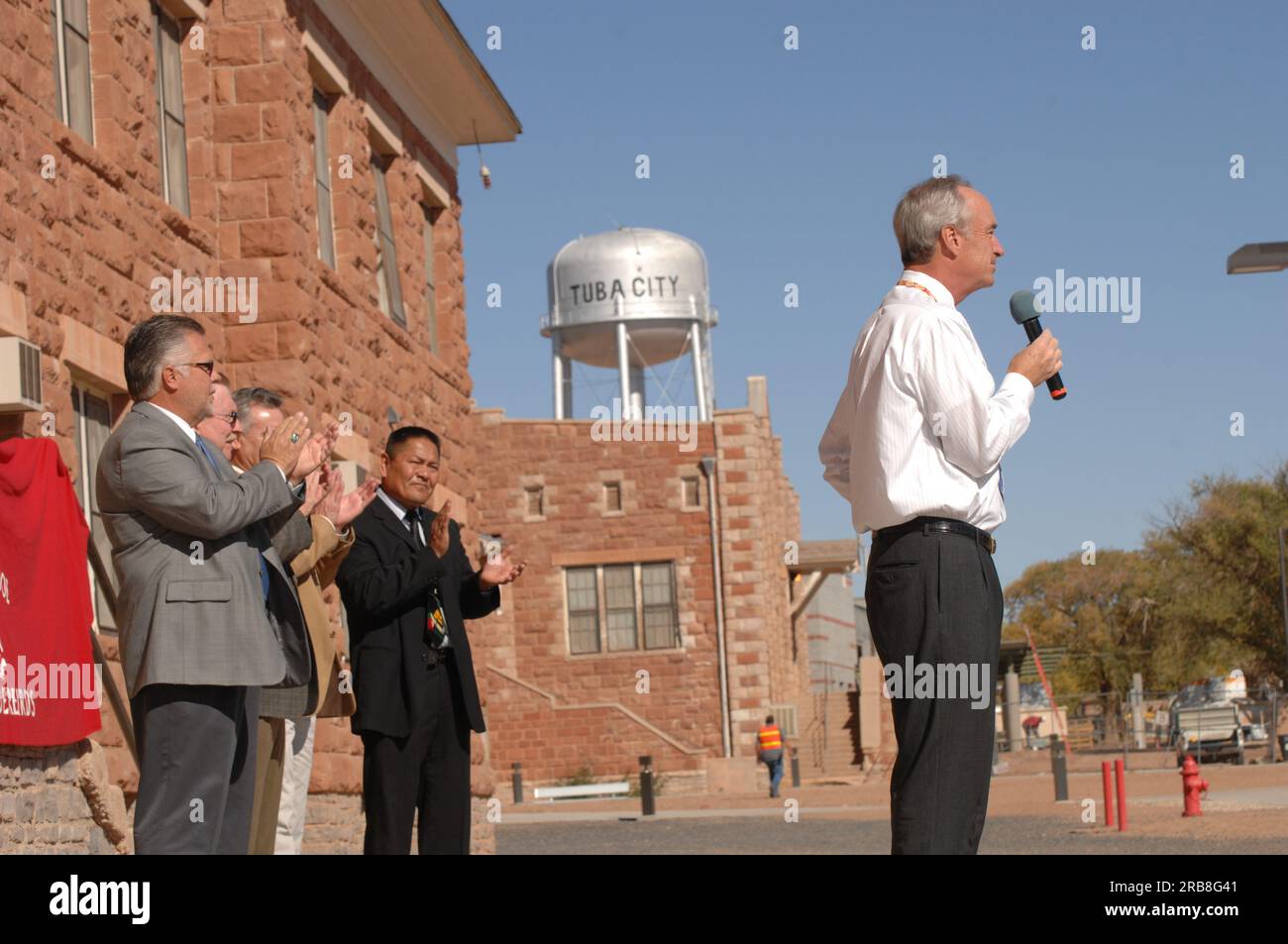 Visit of Secretary Dirk Kempthorne to the Tuba City Boarding School on