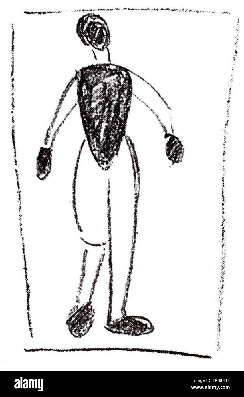 Standing figure by Kazimir Malevich Stock Photo Alamy