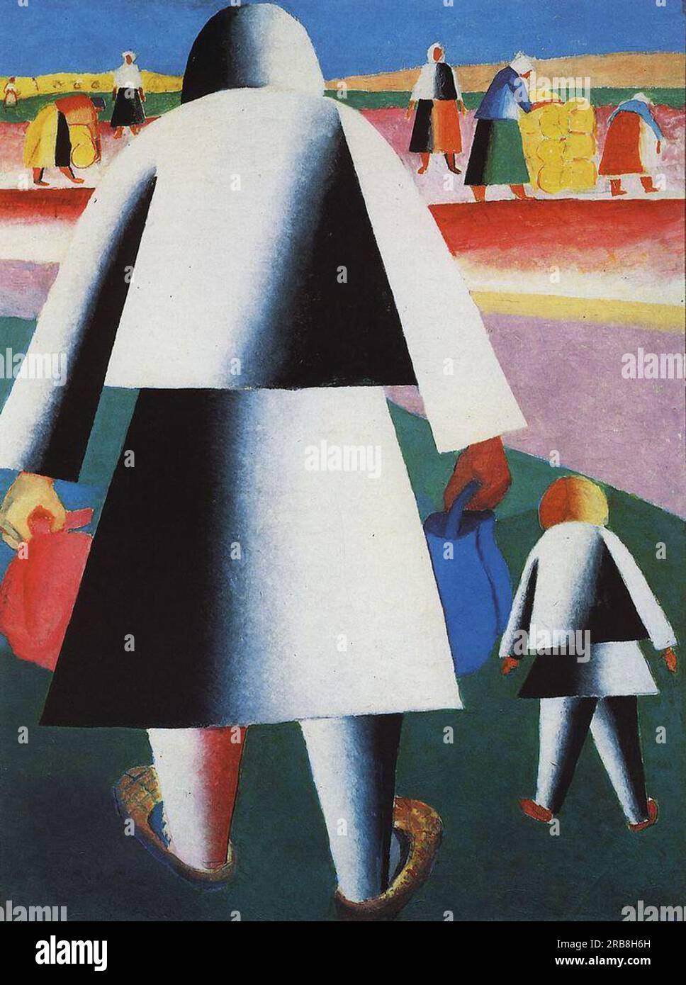 Marpha and Van'ka 1929 by Kazimir Malevich Stock Photo - Alamy