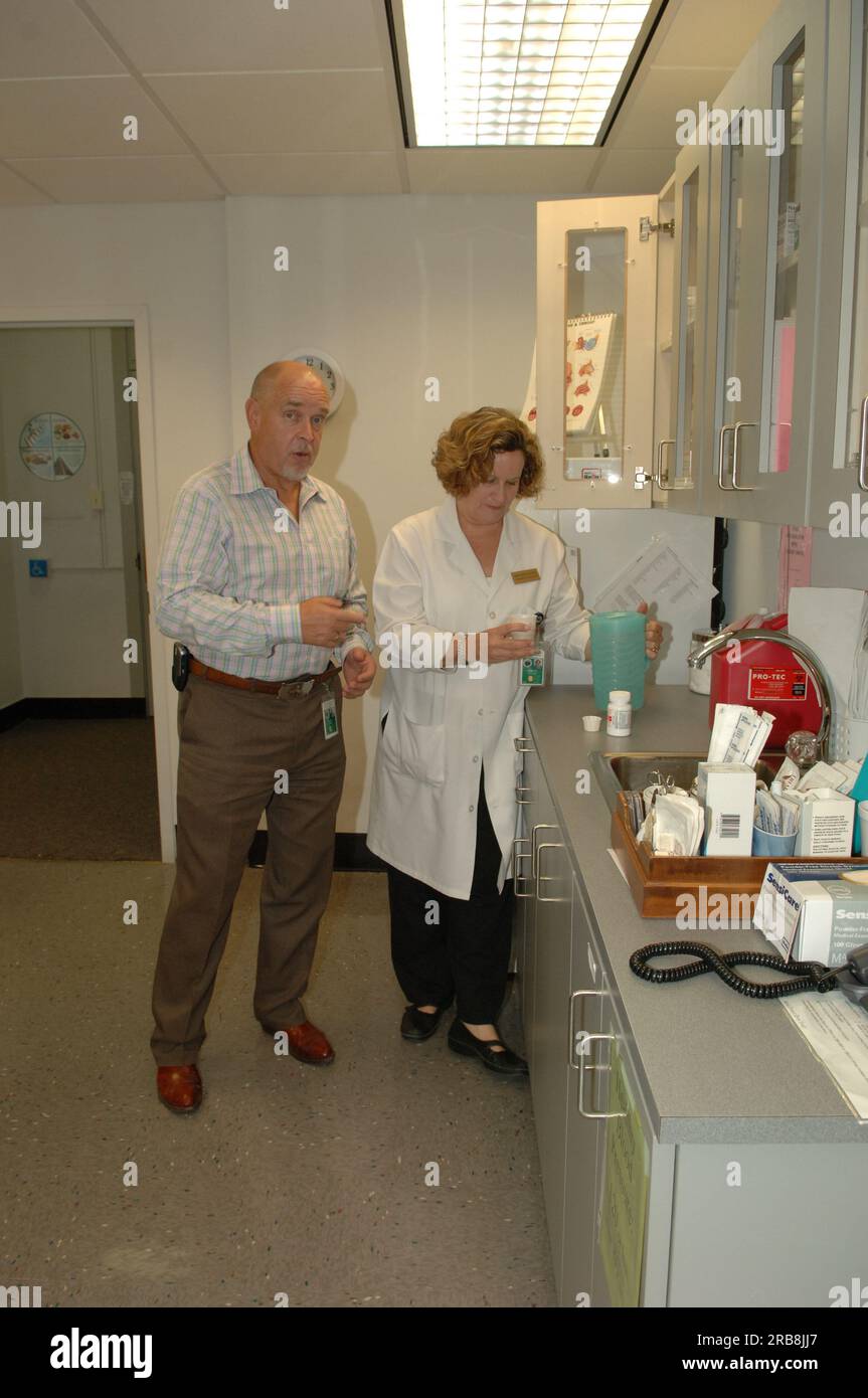 Activities at Main Interior's Health Office, staffed by nurse Barbara