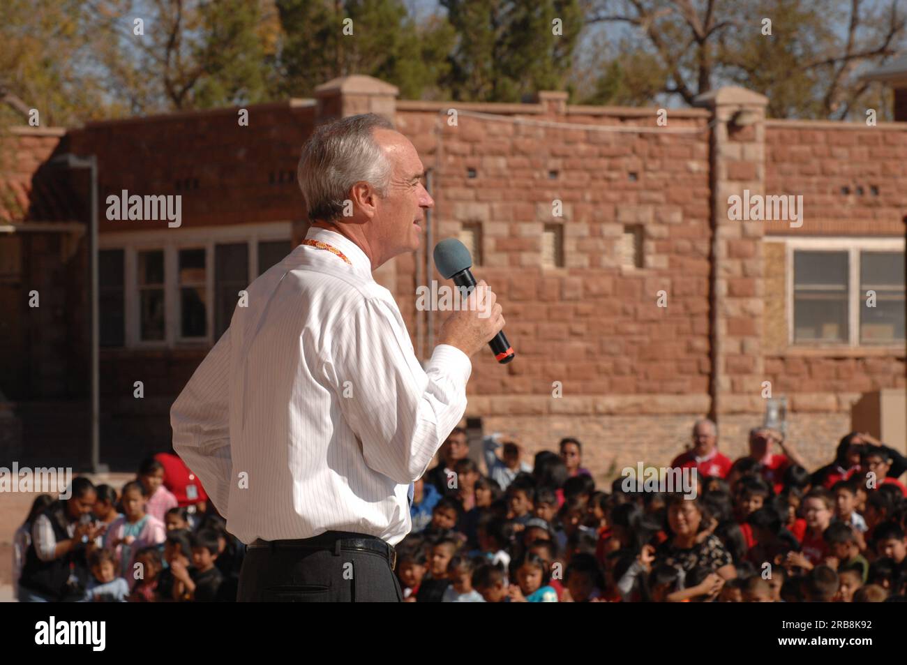 Visit of Secretary Dirk Kempthorne to the Tuba City Boarding School on