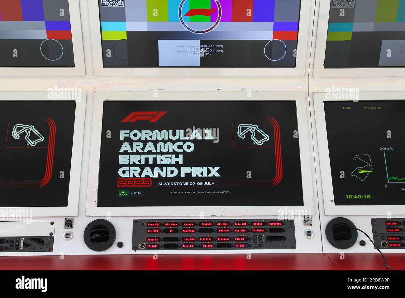 pitwall during FORMULA 1 ARAMCO BRITISH GRAND PRIX 2023 - jUL7-9 ...
