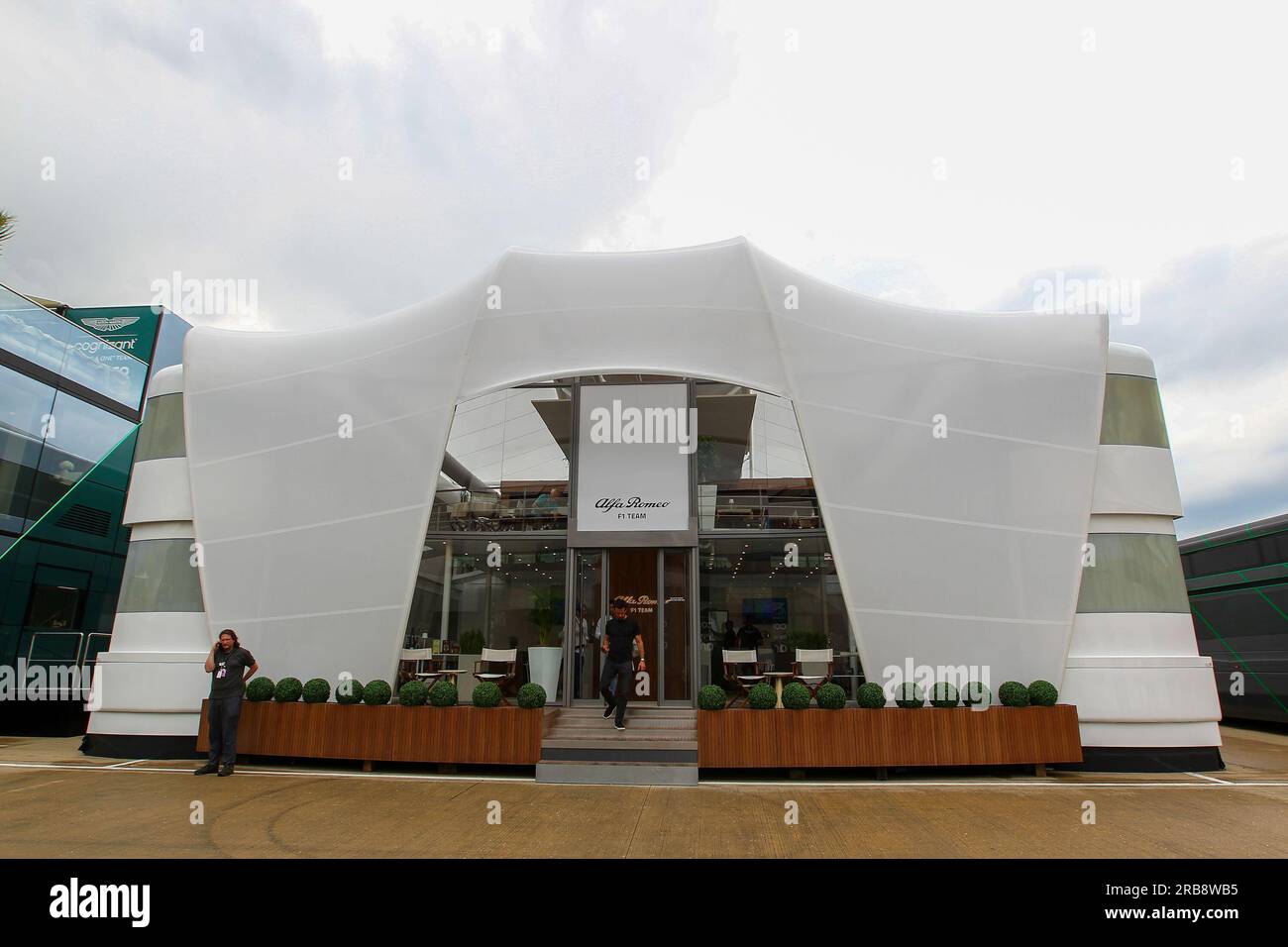 Alfa Romeo F1 Team ORLEN hospitality during FORMULA 1 ARAMCO BRITISH