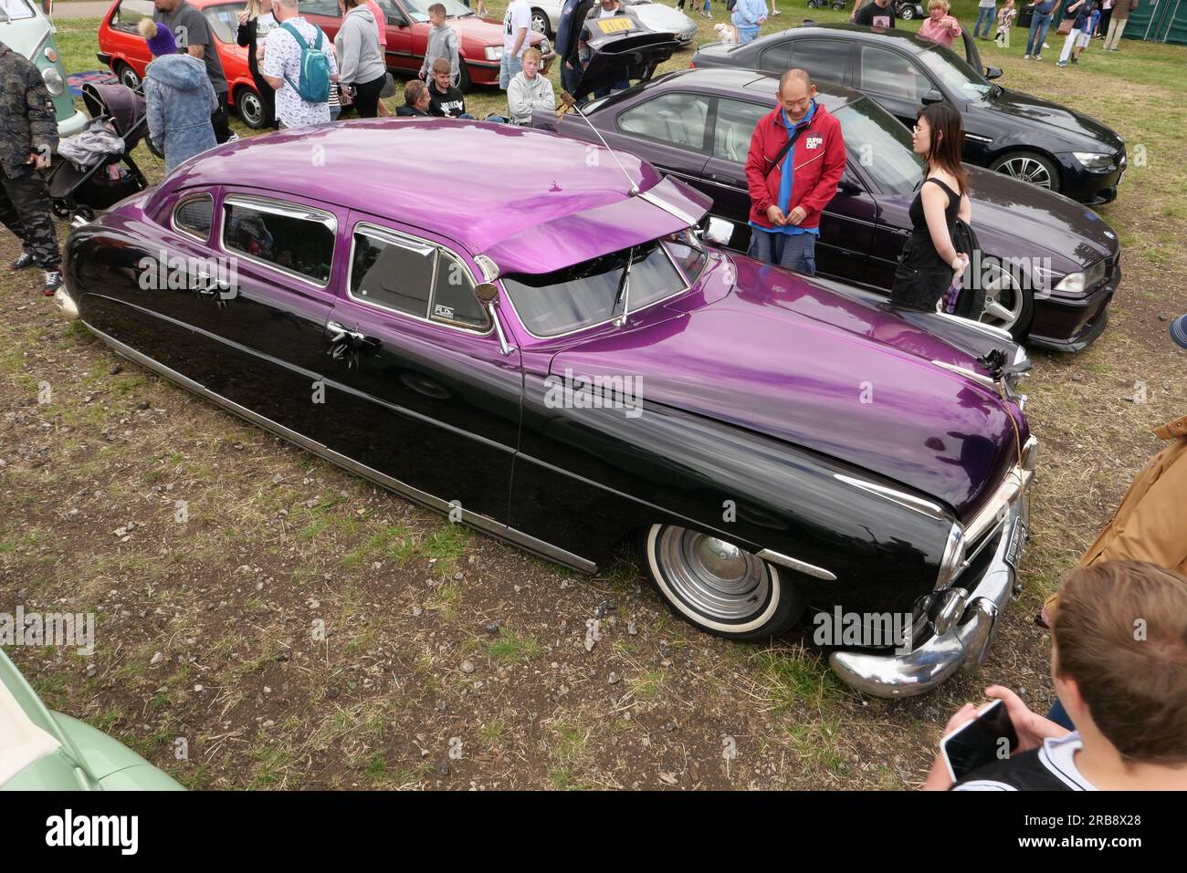 Hudson Commodore at Markeaton Car Show, Derby, 2023 Stock Photo