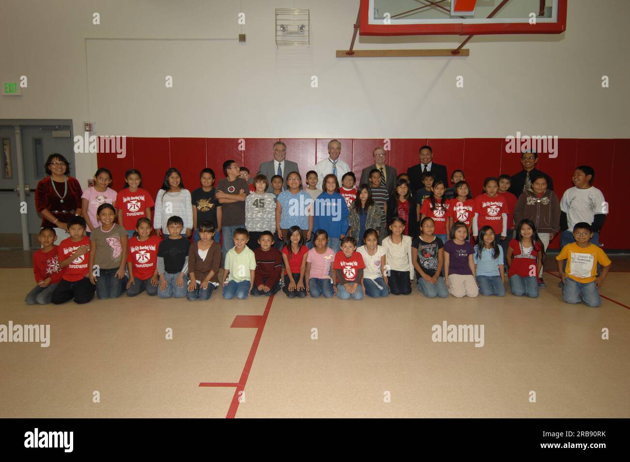 Visit of Secretary Dirk Kempthorne to the Tuba City Boarding School on