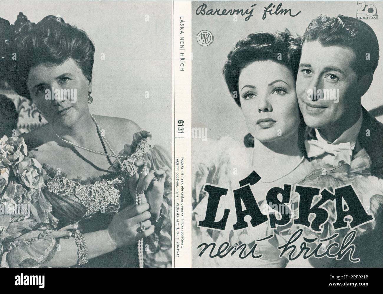 GENE TIERNEY DON AMECHE and MARJORIE MAIN in HEAVEN CAN WAIT / LASKA NENI HRICH 1943 director ERNST LUBITSCH Twentieth Century Fox Stock Photo
