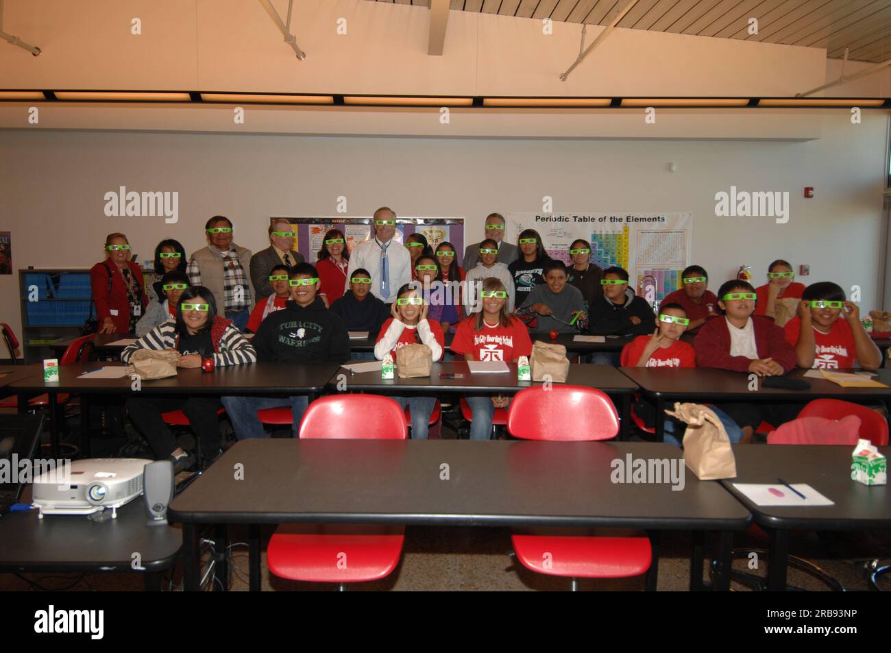 Visit of Secretary Dirk Kempthorne to the Tuba City Boarding School on