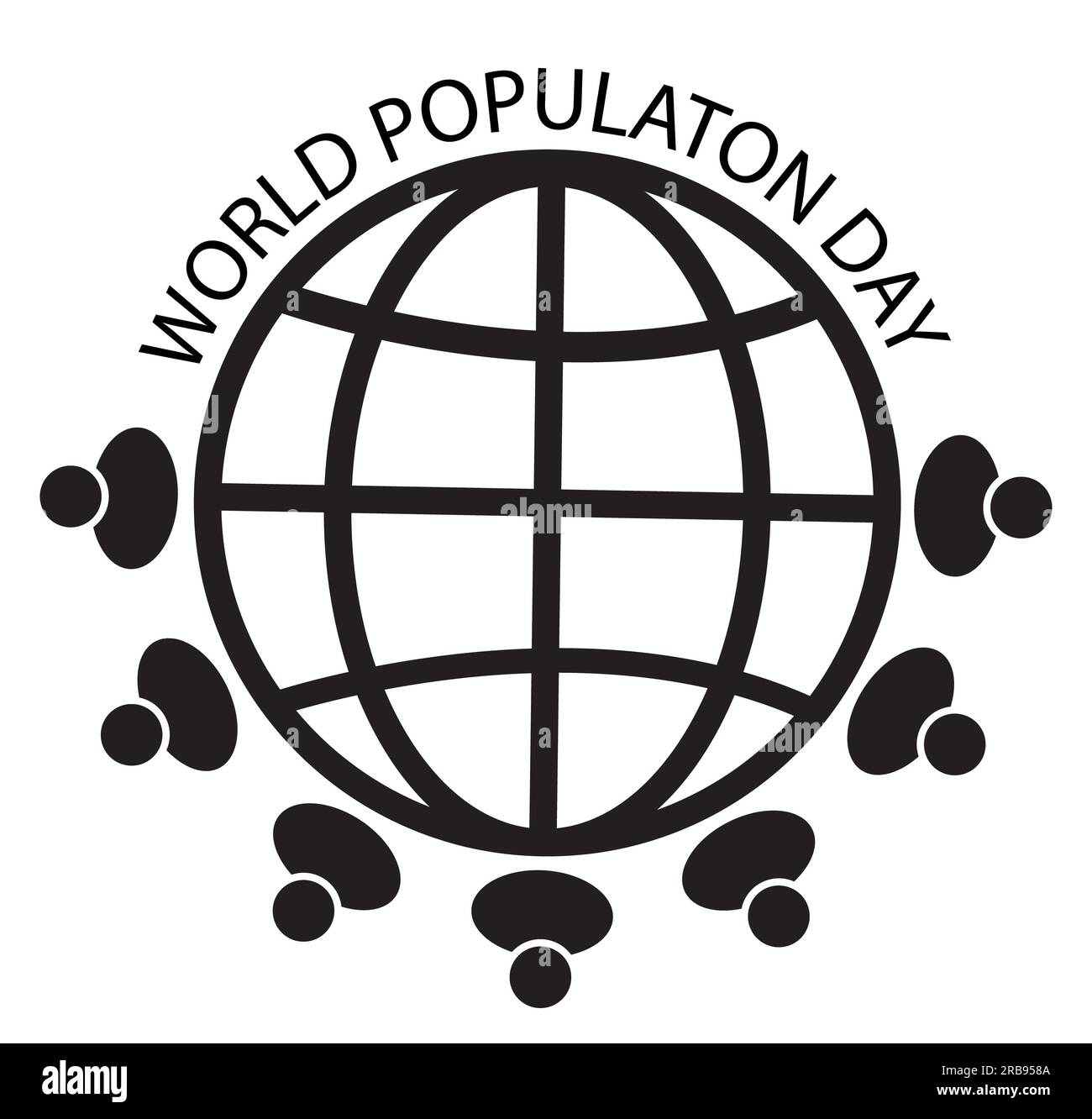 World Population Day icon. Banner World Population Day sign. Poster of
