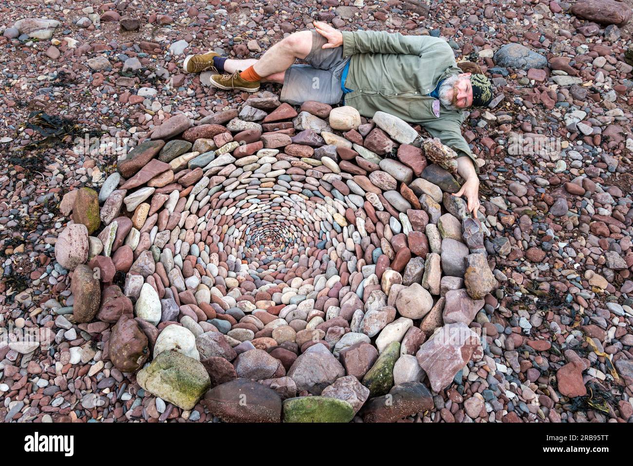 Dunbar, East Lothian, Scotland, UK, 8th July 2023. European Stone